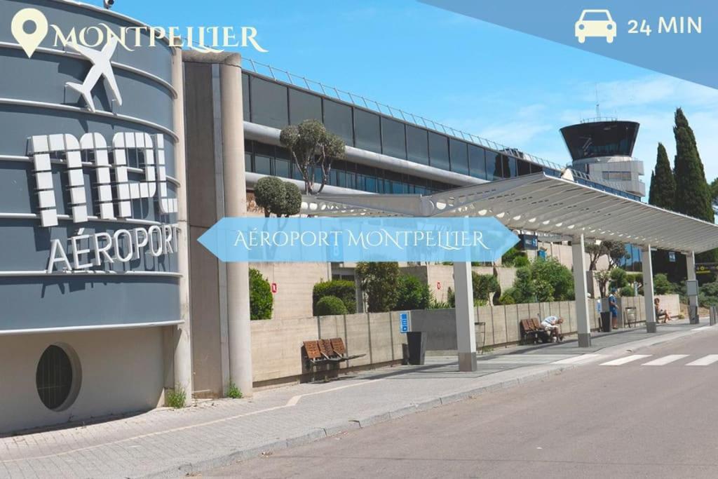 028- Chu Hopital, Appart 2Chambres, Parking, Tram Montpellier Exteriör bild
